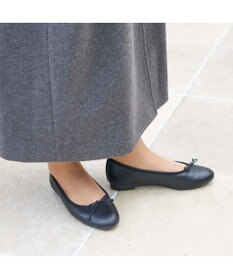 MODE ET JACOMO <MODE ET JACOMO>【レイン対応】ラウンドトゥバレエシューズ