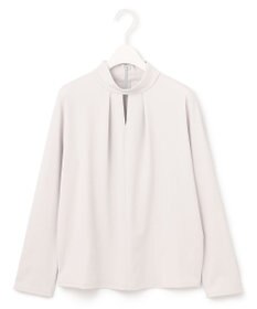 ICB L 【洗える】シャイニースムース ハイネックカットソー