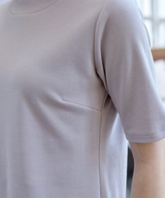 Tiaclasse L 【小倉優子さん着用・洗える・接触冷感・汗ジミ防止】“サマさまカットソー”ハーフスリーブベーシックトップス