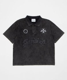 WEGO 【ユニセックス着用ITEM】ブリーチグラフィックポロシャツ（SS）