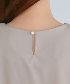 Tiaclasse 【新色追加】シフォンフレア袖チュニックブラウス