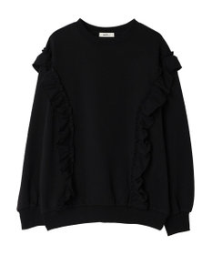 earth music&ecology フリルスウェットプルオーバー