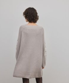 GRACE CONTINENTAL エンブロイダリーニットワンピース