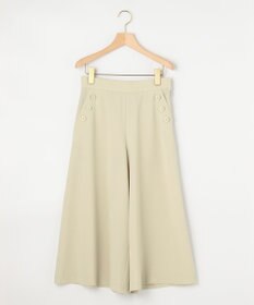 組曲 【洗える】ライトツイルストレッチセーラー パンツ