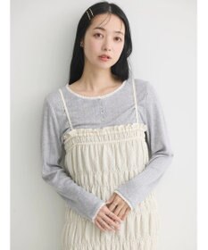 earth music&ecology ２ｗａｙシャーリングキャミワンピース