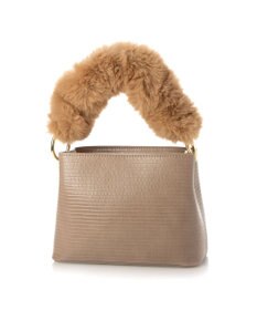 UNBILLION cachecache スパイラルエコファーハンドルスクエアミニショルダー