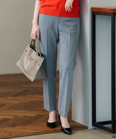 23区 【Oggi2月号掲載/新色追加】TRストレッチギャバ テーパードパンツ