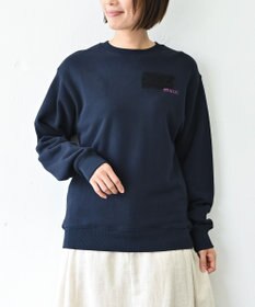 muuc 〈コットン100% 12.7オンス生地＆裏面パイル〉花刺繍のスウェット