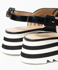 BONTRE 【LucaGrossi/ルカグロッシ】厚底クロスベルトストラップサンダル