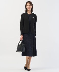 J.PRESS LADIES S ボタニカルジャガード ワンピース