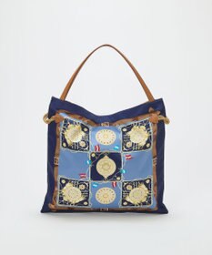 TOPKAPI 【TREASURE TOPKAPI】【26AW新色】マイルドサテン スカーフ柄 トートバッグ