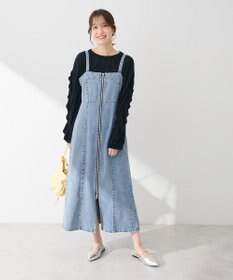 Green Parks ・ＥＬＥＮＣＡＲＥ　ＤＵＥ　デニムＷ－ＺＩＰジャンスカ