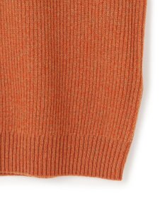 J.PRESS MEN 【KING SIZE】【Cash Lamb's Wool】畔編みハーフジップ ニット