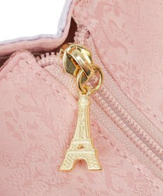Maison de FLEUR トリコロールフリルハンドルトートバッグ