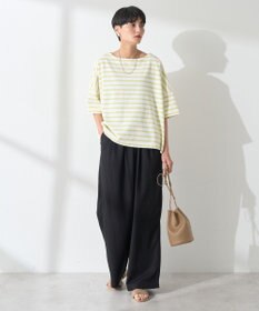 AMERICAN HOLIC バスクボーダー半袖プルオーバー