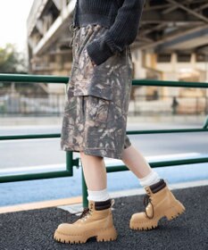 WEGO リアルツリーカモフラハーフパンツ