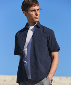 GOTAIRIKU 仕事で着られる綿100%【クルー以上モック未満】カバーネック DRESS Tシャツ(25年モデル)