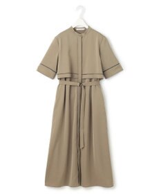 ICB L 【ASUMI・MANAMIコラボ 丈が選べる】ハシゴレースシャツワンピース