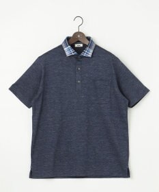 JOSEPH ABBOUD 【キングサイズ・吸水速乾】リネンハニカム ポロシャツ