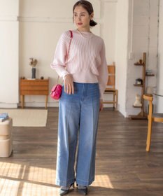 組曲 【手洗い可】ELENAスパンコールドルマン ニット