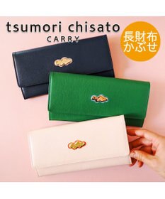 tsumori chisato CARRY くもマーク 長財布 かぶせタイプ