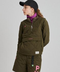 PW CIRCULUS 【ベストにもなる！袖2WAY】【WOMEN】ひょうたんキルティング中綿ブルゾン