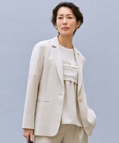 自由区 【カタログ掲載・セットアップ対応・セレモニー・ハレの日・通勤】テクスチャードスーツ ジャケット