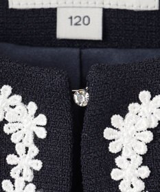 ANY KIDS 【2点セット】ジャケット＋裾刺繍ワンピース