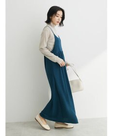 Green Parks 表面カット細ひもキャミワンピース