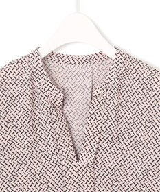 ICB 【人気のため新色追加・WEB限定・接触冷感・UVケア・速乾・洗える】BackSatinAmunzen 5分袖キーネックブラウス