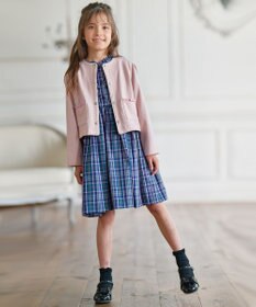 組曲 KIDS 【110-140㎝】スナップボタン カーディガン