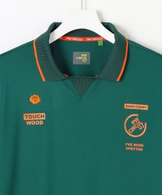 PW CIRCULUS 【MEN】【ストレッチ / UVケア】ガゼット カノコ ポロシャツ