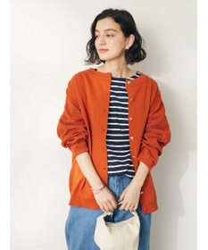 CRAFT STANDARD BOUTIQUE 超軽量メッシュ切替2wayカーディガン