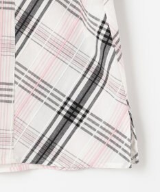 ANY SIS 【洗える】チェックフレア ブラウス