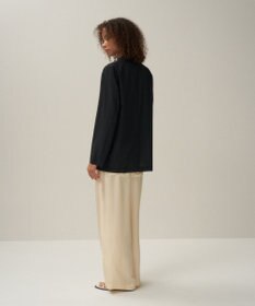 ATON NATURAL DYED SILK TWILL | イージーワイドパンツ