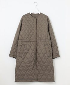 自由区 【洗える/リバーシブル】ブライトキルト リバーシブルコート