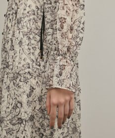 GRACE CONTINENTAL ドロストティアードフレアワンピース