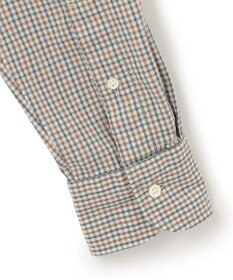 J.PRESS MEN 【WEB限定】ポプリンチェック J刺繍 シャツ/B.D
