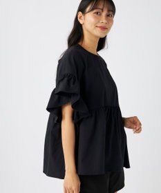 OP／FILA 【Ocean Pacific】らくティブ｜ティアード袖フレアカットソー