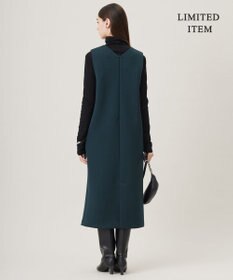 ICB L 【WEB限定・洗える】 コンパクトダブルフェイス ジャンパースカート