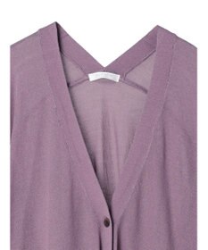 Green Parks 接触冷感シアーニットカーディガン