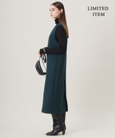 ICB L 【WEB限定・洗える】 コンパクトダブルフェイス ジャンパースカート