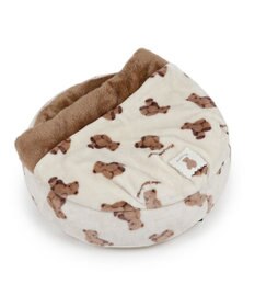PET PARADISE ペットパラダイス くまちゃん 遠赤外線  寝袋 丸型 S (50cm)