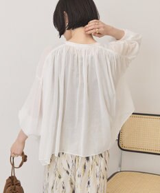 AMERICAN HOLIC スキッパーギャザーブラウス