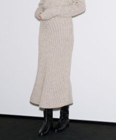 JOSEPH ファジーケーブル　フレアスカート