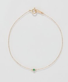 Phoebe 【K10】プチエメラルドブレスレット/5月誕生石/天然石