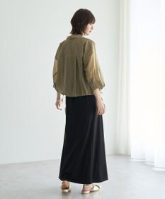 YECCA VECCA 【2点SET】シアーシャツ×Aラインキャミワンピース