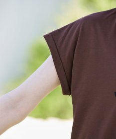 Tiaclasse 【洗える】立体刺繍ロゴTシャツカットソー