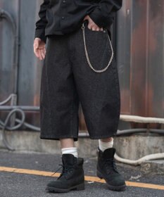 WEGO 【SMLサイズ展開】チェーン付きバルーンショーツ