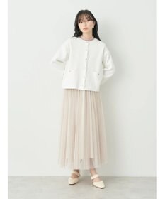 earth music&ecology チュールフレアスカート